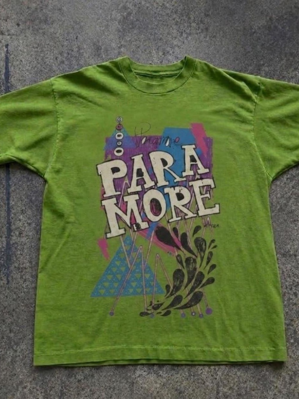 Gildan Lime Green  Graphic Tee